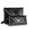 M'dina Black Clutch Duo — Clean White Background
