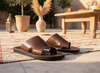 Mens Leather Sandal - Brown - Safar Lifestyle Image
