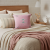 Moroccan Sabra Silk Cushion Pink Cozy Setting
