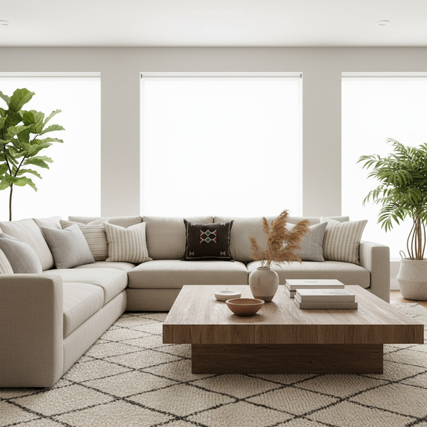 Moroccan Sabra Silk Pillow - Medium Scale