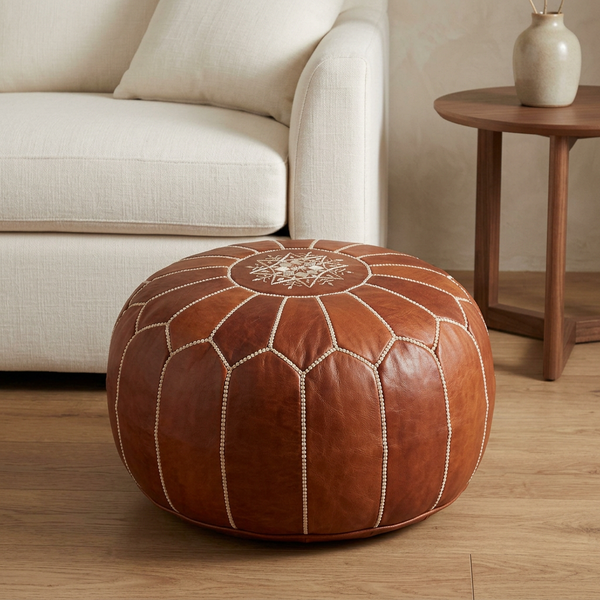 Pouf Tan, teinte fondée sur la photo produit originale