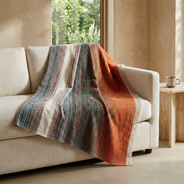 Moroccan Wool Blanket - Safia