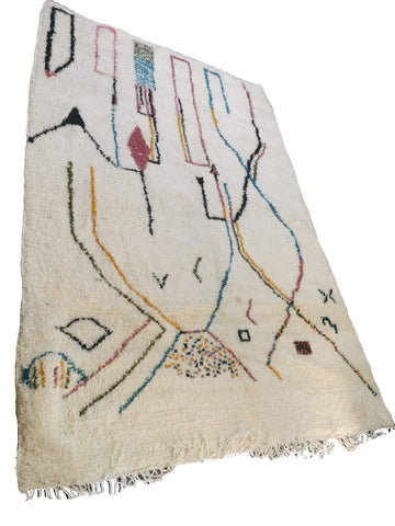 Tizi — The Passage | Azilal Rug | Multicolour on Ivory | 200 × 300 cm