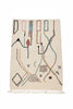 Moroccan Abstract Art Rug — Organic Lines & Berber Motifs | 2×3 m