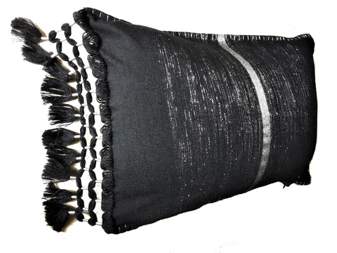 Fringe Cushion Cover from Chefchaouen - Lumbar | Layl