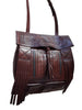 Rebel Leather Tote Bag - Chkara - Brown