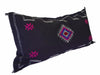 Bohemian Cactus Silk Decorative Lumbar Pillow Cover - Layl - Black