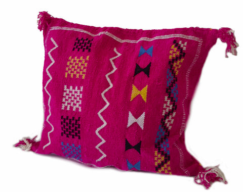Moroccan Berber Pillow / Cushion Cover - Kilim - Khokha