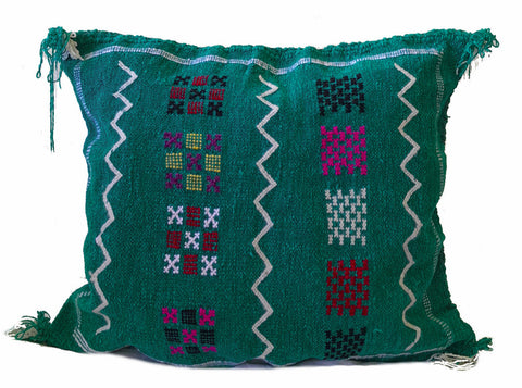 Moroccan Berber Pillow / Cushion Cover - Kilim - Khadra