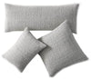 Moroccan Pillow Cover - Set of Three - Grey Bouclé