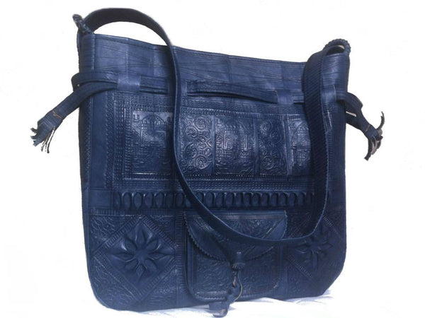 Heritage Tote - Dark Blue - Heritage Tote Bag | Moroccan Corridor