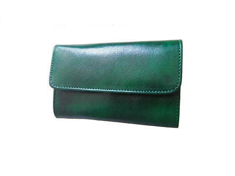 Club Morocco Leather Wallet - Small - Green