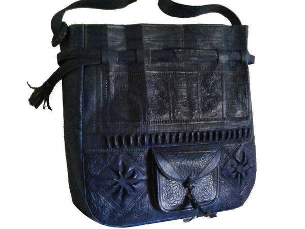 Heritage Tote - Dark Blue - Heritage Tote Bag | Moroccan Corridor