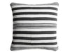 Throw Pillow - White with Black Stripes - Sana