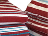 Mendil - Beach Towel - Red Thick Stripes - Blanket Mendil | Moroccan Corridor