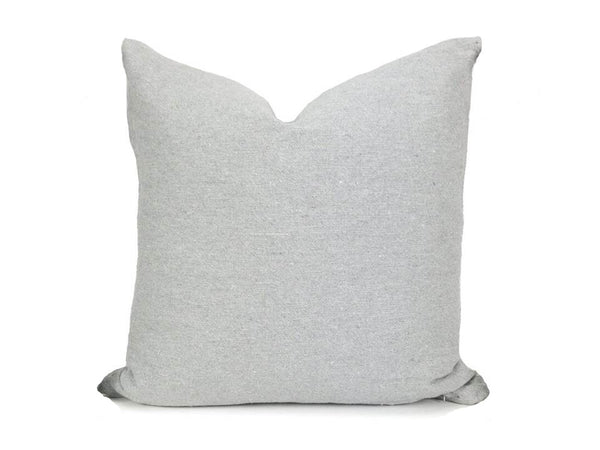 Solid Color Throw Pillow Cover - Grey