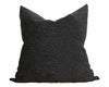 Solid Color Throw Pillow - Black
