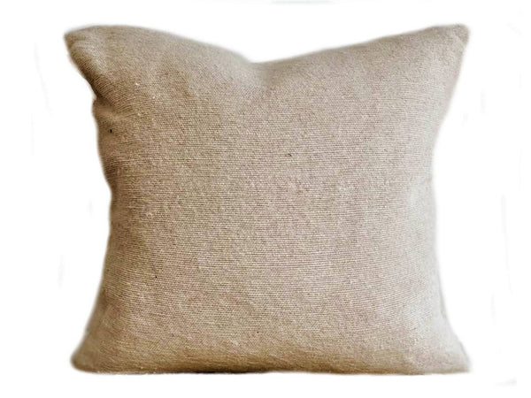 Solid Color Throw Pillow - Beige