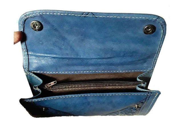 Bohemian Morocco - Boho Wallet / Purse - Blue - Wallets | Moroccan Corridor
