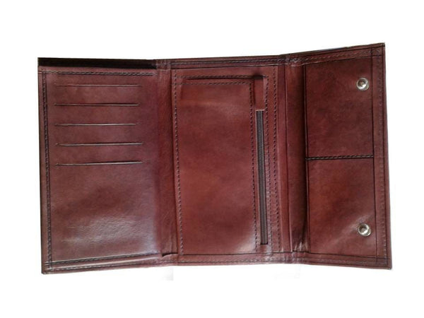 Club Morocco Wallet - Brown - Moroccan Corridor