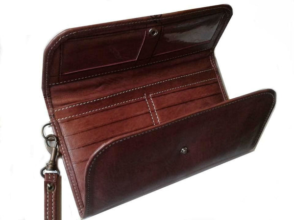 Club Morocco Wallet - Brown - Wristlet - Moroccan Corridor