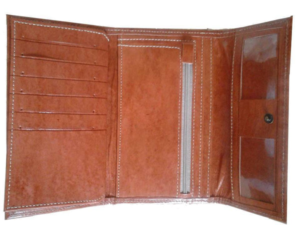 Club Morocco Wallet - Simple - Brown Caramel - Club Morocco | Moroccan Corridor