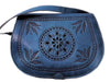 Leather Messenger Bag - Shoulder Bag - Creation of Marrakesh - Blue