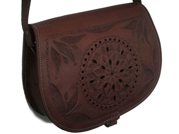 Creation Of Marrakesh - Brown Shoulder Bag - Lssan Shoulder | Moroccan Corridor