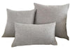 Moroccan Pillow - Set of Three - Solid - Grey