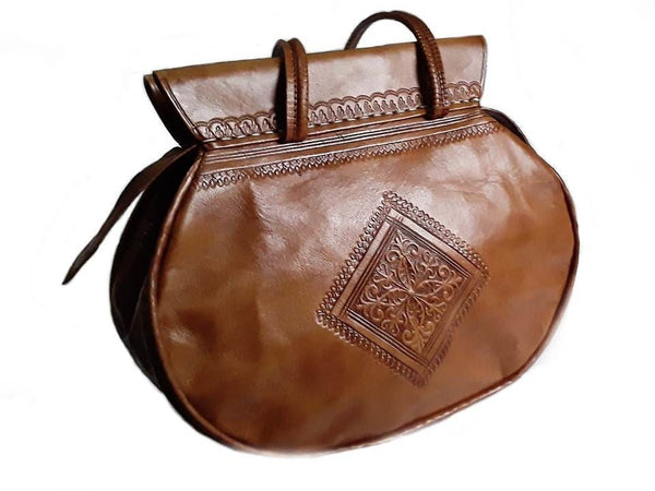 Men GENUINE Leather Bag Shoulder – Moroccan Style©