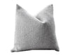 Throw Pillow Cover - Grey Bouclé
