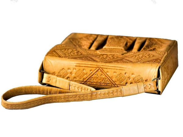 Heritage Handbag - Belle Femme - Brown Caramel - Top