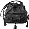 Heritage Tote - Black - Palm - Bag | Moroccan Corridor®