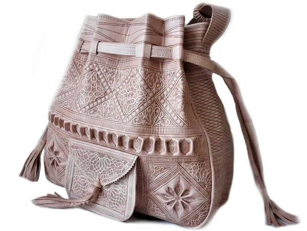 Heritage Tote - Natural - Tiles - Bag | Moroccan Corridor®