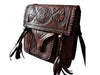 Hippie Leather Shoulder Bag - Brown