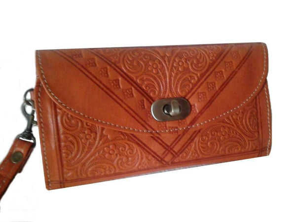 Kharrazine Wallet - Orange - Kharrazine Wallet | Moroccan Corridor