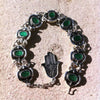 Khmissa Bracelet - Green - Bracelet No_Amp | Moroccan Corridor