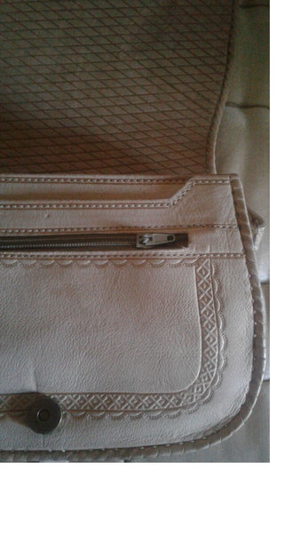 Lssan Handbag - Safir - Natural - Lssan Shoulder | Moroccan Corridor