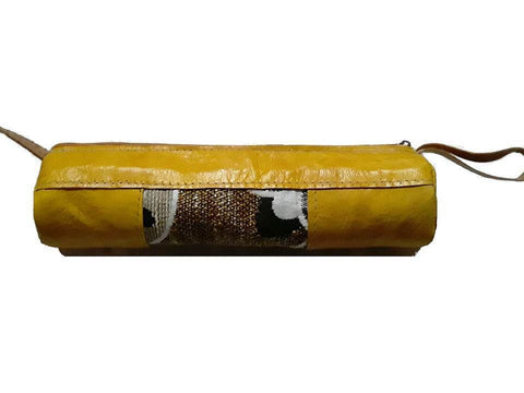 Leather Pencil Case / Makeup Bag - Marrakesh - Kilim