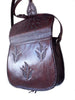 LSSAN Handbag - Large size - Brown - Palm - Shoulder | Moroccan Corridor