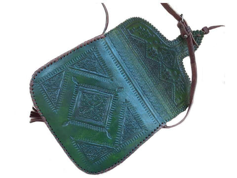 LSSAN Handbag - Large size - Dark Olive Green - Heart