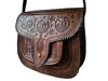 LSSAN Handbag - Large size - Brown Caramel - Camels