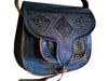 Lssan Handbag - Large Size - Dark Blue - Square - Lssan Shoulder | Moroccan Corridor