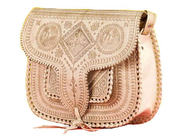 Lssan Handbag - Large Size - Natural - Lssan Shoulder | Moroccan Corridor