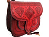 Lssan Handbag - Large Size - Red - Lssan Shoulder | Moroccan Corridor