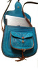Lssan Handbag - Large Size - Turquoise - Square - Lssan Shoulder | Moroccan Corridor