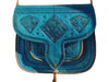 Lssan Handbag - Large Size - Turquoise - Square - Lssan Shoulder | Moroccan Corridor