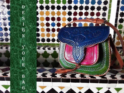 Design your LSSAN Leather Bag - Moroccan Corridor