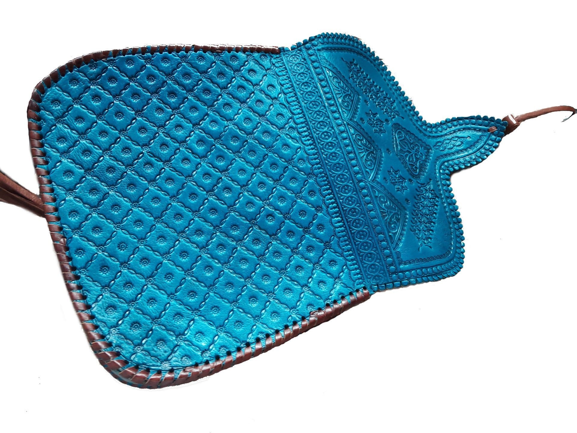 LSSAN Handbag - Turquoise - Heart - Shoulder | Moroccan Corridor®