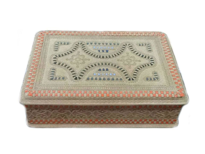 Luiza Leather Box - Boxes | Moroccan Corridor